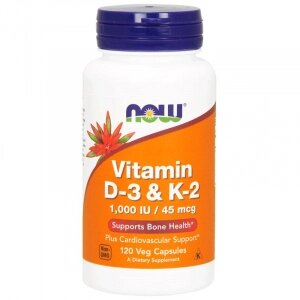 Витамин D3 Vitamin D-3 / K-2 120 капс
