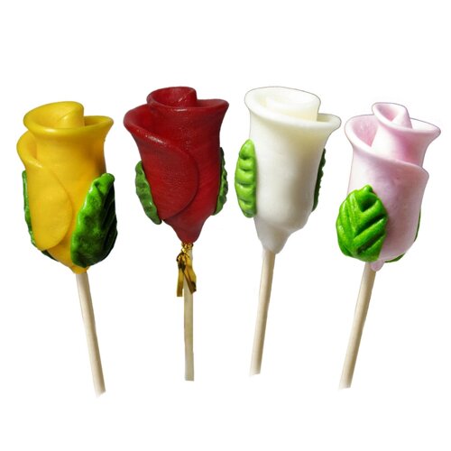 Букеты из конфет, цветы из карамели - Леденцы на палочке с логотипом, леденцы с логотипом