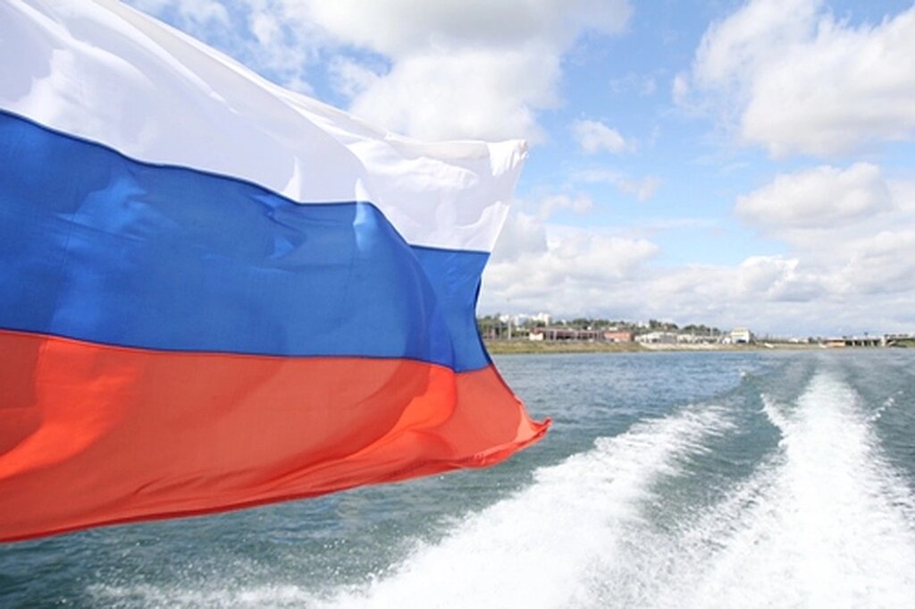 Флаг России, судовой 115х172 от компании ГК Трансвек - фото 1
