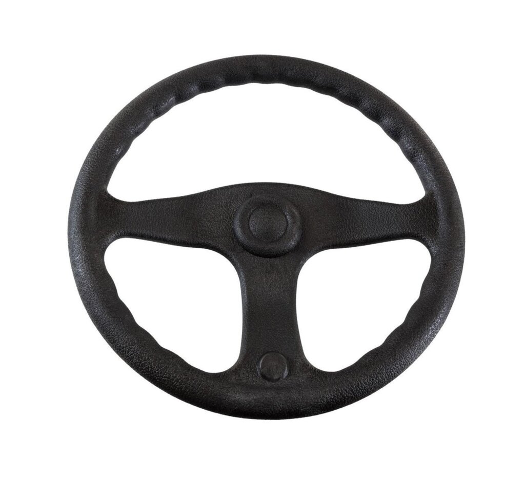 Рулевое колесо E. Chance, д. 330 мм, обод и спицы черные от компании ГК Трансвек - фото 1