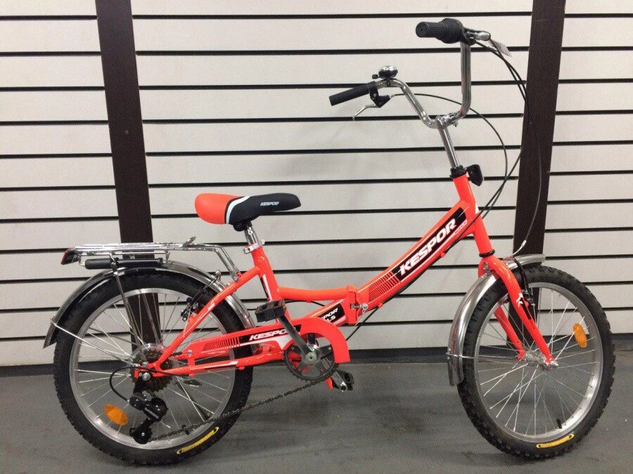 Складной велосипед Kespor FS 20-6 sp красный от компании ГК Трансвек - фото 1