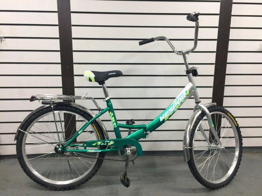 Складной велосипед Kespor FS 24-1 sp зеленый от компании ГК Трансвек - фото 1
