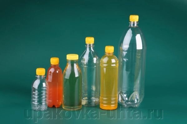 Бутылка 1,5 л с узким горлом /100шт в кор от компании "ПолиПак" ПАКЕТЫ - фото 1