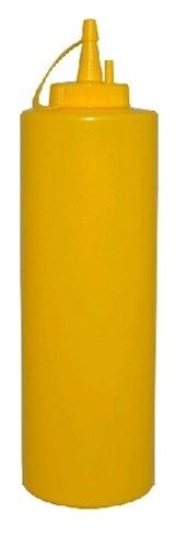 Емкость для соуса 1000мл, желтая от компании "ПолиПак" ПАКЕТЫ - фото 1