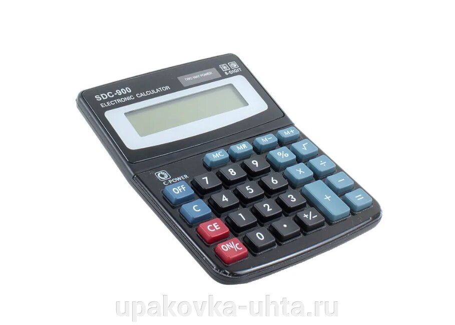 Калькулятор SDC-900, 11*15см, 12 разрядный, двойное питание от компании "ПолиПак" ПАКЕТЫ - фото 1