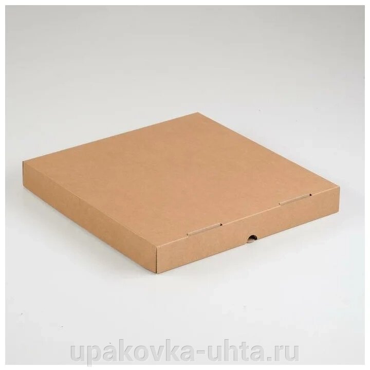 Коробка для пиццы  310*310*40мм Крафт/ 50шт в кор от компании "ПолиПак" ПАКЕТЫ - фото 1