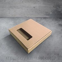 Коробка с окном 200*200*40мм /100шт в уп/1шт от компании "ПолиПак" ПАКЕТЫ - фото 1