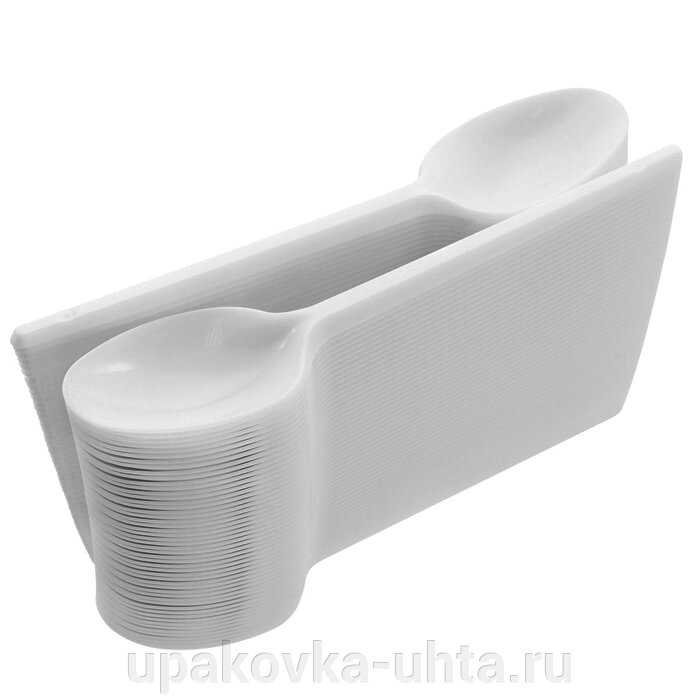 Ложка одноразовая столовая "КОМПАКТ" РS, 16,5см /2000шт в кор/100шт в уп от компании "ПолиПак" ПАКЕТЫ - фото 1
