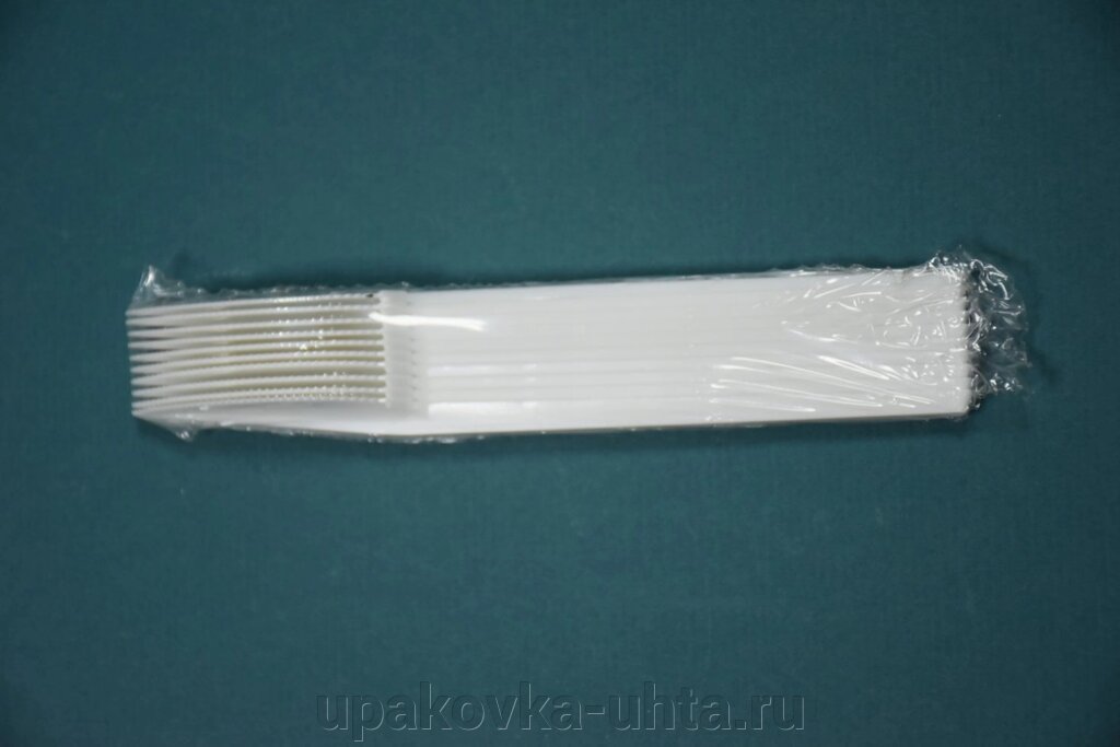 Набор  Нож белый /10шт от компании "ПолиПак" ПАКЕТЫ - фото 1