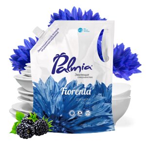 Средство д/мытья Посуды "Palmia Fiorenta", ежевика и васильки, дой-пак 1л /5шт в кор