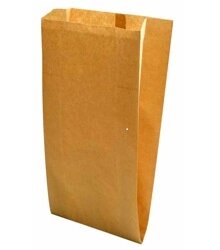 Пакет бумажн. Крафт 140* 60*250мм (плоское дно) /2500шт в кор
