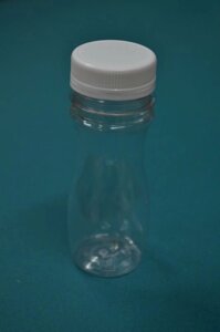 Бутылка 100мл прозрачная с широким горлом /400шт в кор/50шт