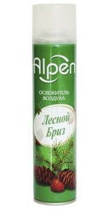 Освежитель воздуха  "Alpen" 300мл, "Лесной бриз" /12шт в уп в Республике Коми от компании "ПолиПак" ПАКЕТЫ