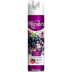 Освежитель воздуха "Alpen" 300мл, "Лесные ягоды" /12шт в уп