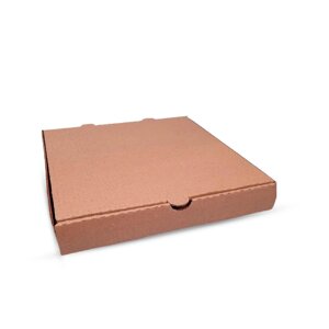 Коробка для пиццы 250*250*40мм Крафт /50шт в кор/1шт