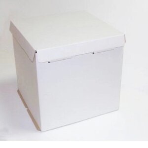 Коробка для Торта 420*420*450мм, Белая 8 кг/10шт в уп