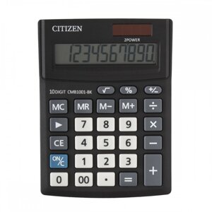 Калькулятор "Citizen CMB" 10,2*13,31см, 10 разрядный, двойное питание