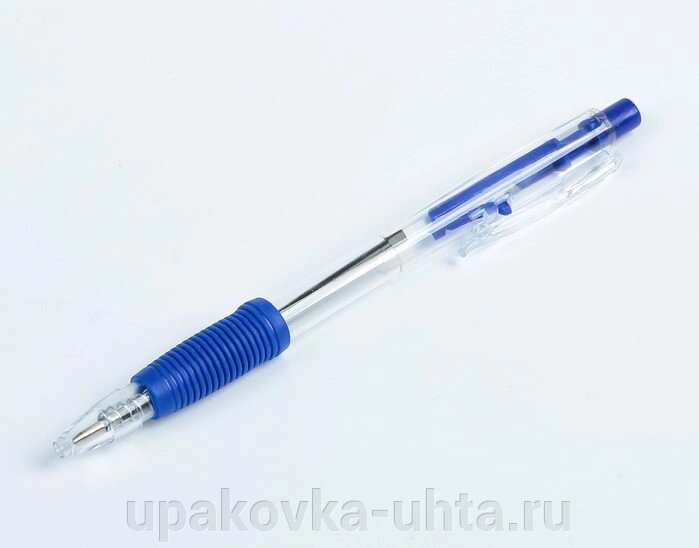 Ручка шариковая Автоматическая, синий стержень 0,5мм /50шт в уп ##от компании## "ПолиПак" ПАКЕТЫ - ##фото## 1