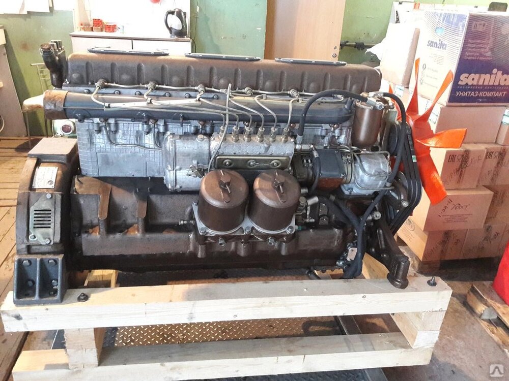 Двигатель дизельный У2Д6-250ТК с муфтой сцепления от компании ООО ТД "РТС" - фото 1