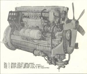 Двигатель дизельный стационарный 1Д6БА