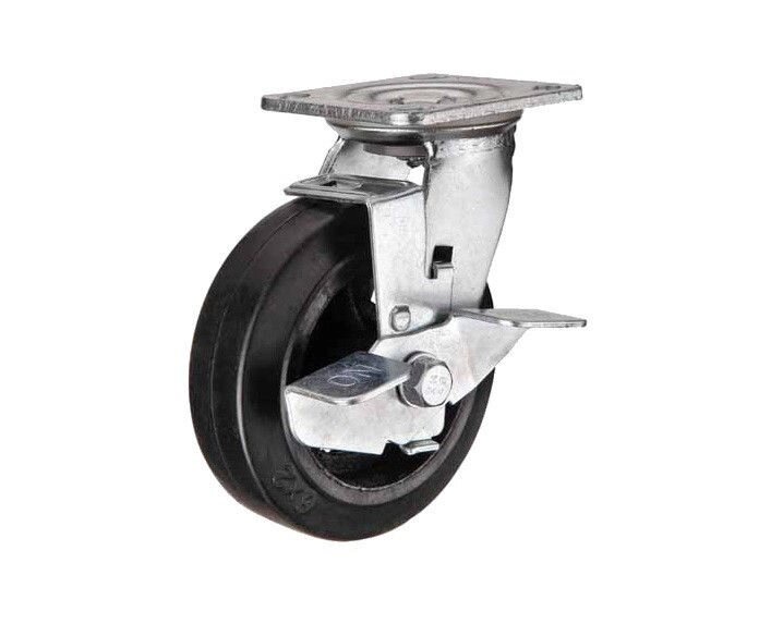 Большегрузное поворотное колесо с тормозом SCDB 63 от компании Опткомснаб - фото 1