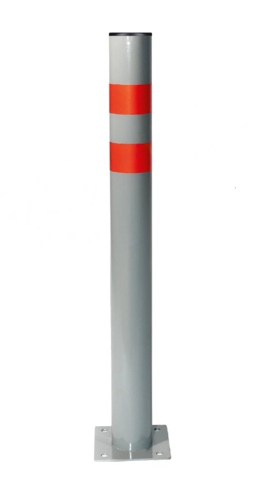 Металлические столбики для ограждения из круглой трубы диаметром 76 мм от компании Опткомснаб - фото 1