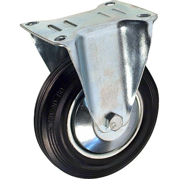 Неповоротное резиновое колесо FC 46 от компании Опткомснаб - фото 1