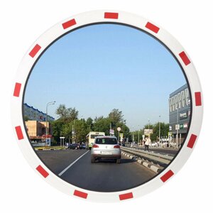 Сферическое зеркало дорожное со световозвращающей окантовкой 1000 мм
