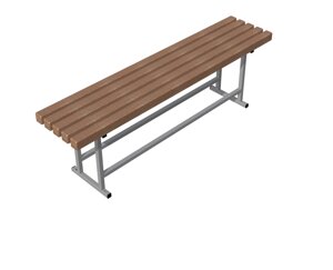 Скамейки уличные из металлокаркаса 33х48х150 см
