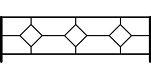 Декоративный заборчик из металла