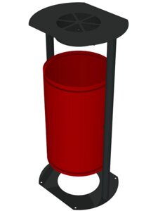 Урна AB-2025 с пепельницей