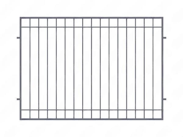 Забор из секций 5071-1,5м от компании Опткомснаб - фото 1