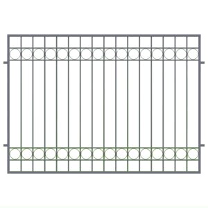 Забор металлический секционный 5075-2м