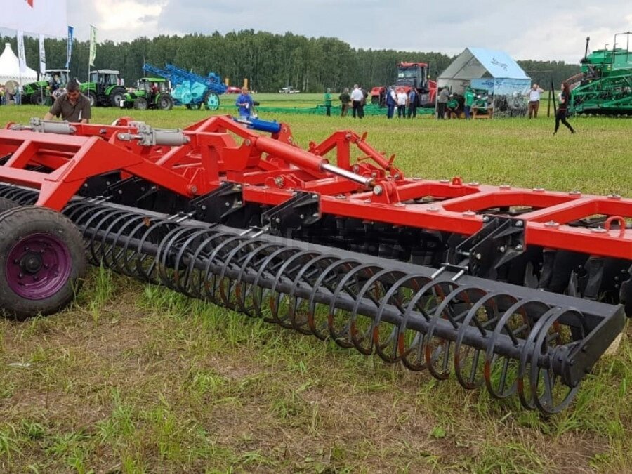 Борона дисковая БДМ 9х4 ПК прицепная, с планчатым катком, необслуживаемый корпус от компании М-АГРО ТД - фото 1