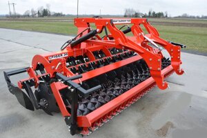 Агрегат дисковый TIGER-3,0 с валом пакера плюс 2 больших цилиндра для гидропака