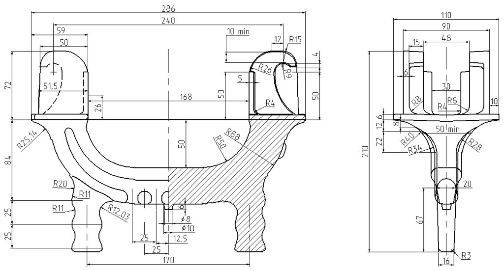 Скрепление арс 4 чертеж dwg