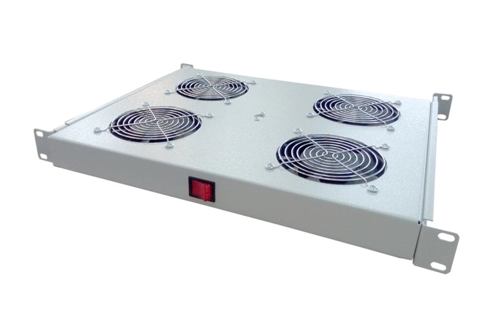Модуль вентиляторный 19"1U 4 вентилятора от компании ООО КОЛМЭН-ПЛЮС - фото 1