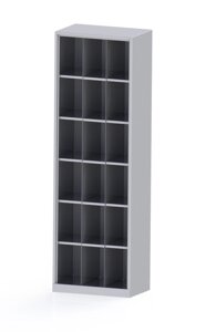 Шкаф для хранения СИЗ (противогазов) 18 ячеек (1890х600х380) без двери