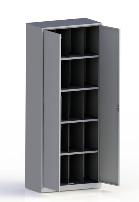 Шкаф аварийный для оборудования НАСФ (1950х800х400) 20 ячеек от компании ООО КОЛМЭН-ПЛЮС - фото 1