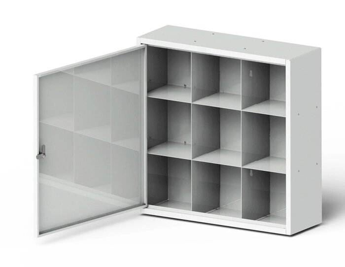 Шкаф для хранения СИЗ 9 ячеек (600х600х200) от компании ООО КОЛМЭН-ПЛЮС - фото 1
