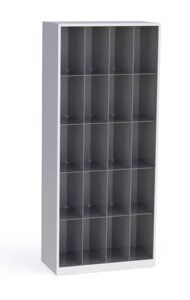 Шкаф для хранения СИЗ (противогазов) 20 ячеек (810х400х1880) без двери