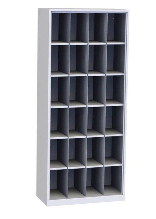 Шкаф для хранения СИЗ (противогазов) 24 ячейки (1800х600х400) без двери от компании ООО КОЛМЭН-ПЛЮС - фото 1