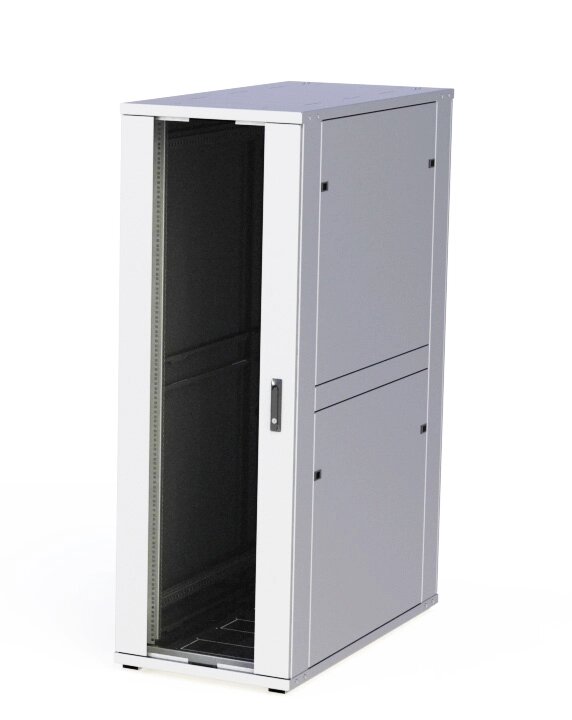 Шкаф серверный напольный 27U 600x1200 дверь стекло от компании ООО КОЛМЭН-ПЛЮС - фото 1