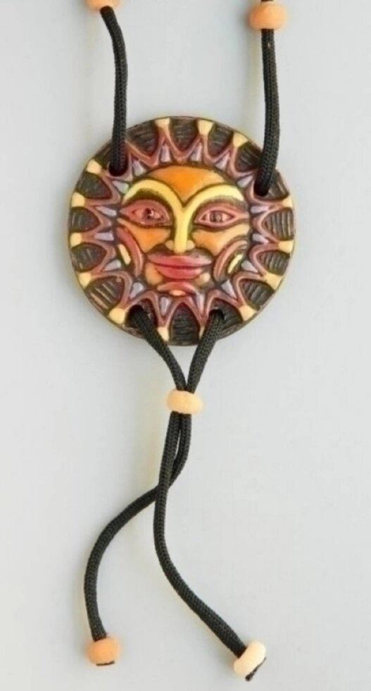 Амулет Солнце, керамика цвет. от компании Интернет-магазин "Арьяварта" - фото 1