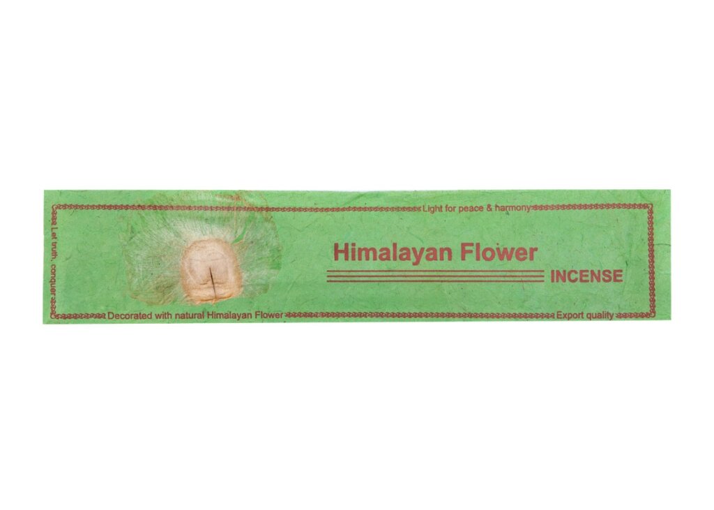 Бамбуковое благовоние Гималайский цветок с гербарием от компании Интернет-магазин "Арьяварта" - фото 1