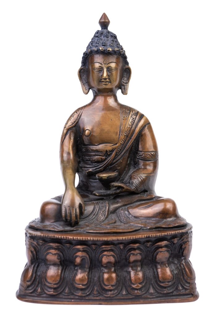 Бронзовая статуя Будда Шакьямуни 27 см от компании Интернет-магазин "Арьяварта" - фото 1
