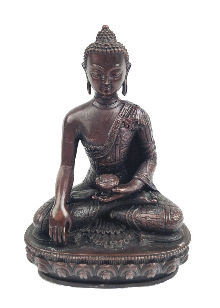 Бронзовая статуя Будда Шакьямуни 9 см от компании Интернет-магазин "Арьяварта" - фото 1