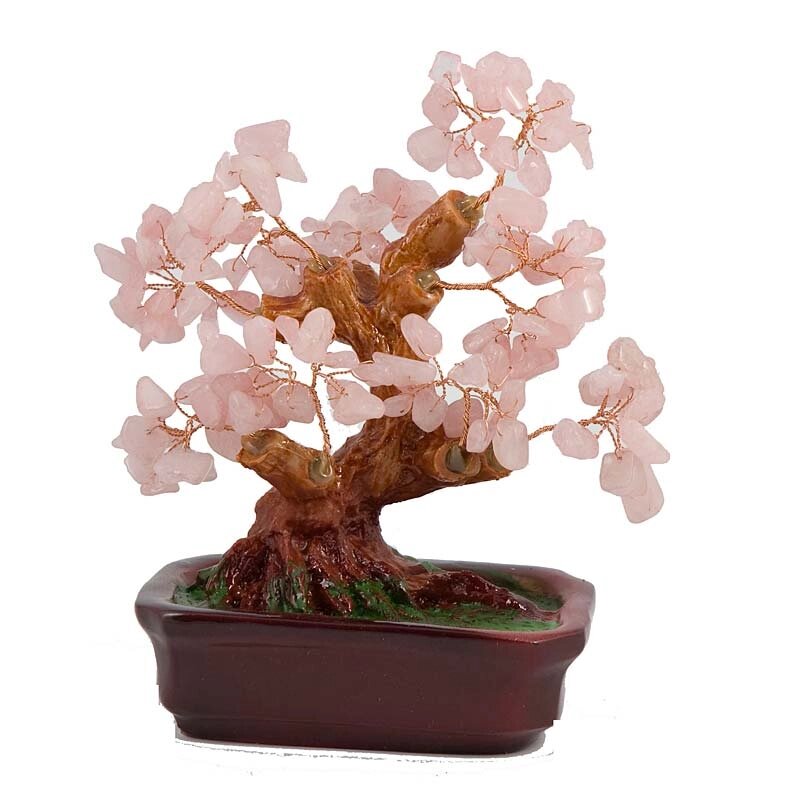 Дерево счастья с розовым кварцем 18 см ##от компании## Интернет-магазин "Арьяварта" - ##фото## 1