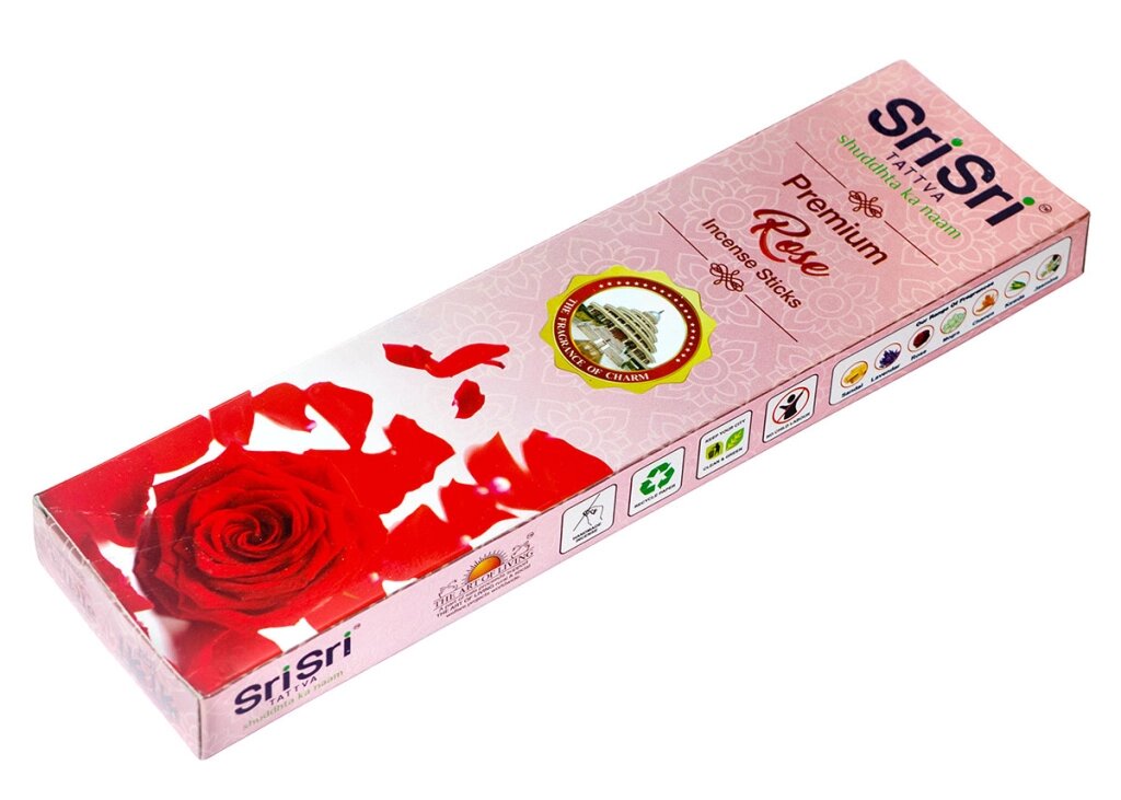Индийское благовоние премиум Роза 100 г от компании Интернет-магазин "Арьяварта" - фото 1