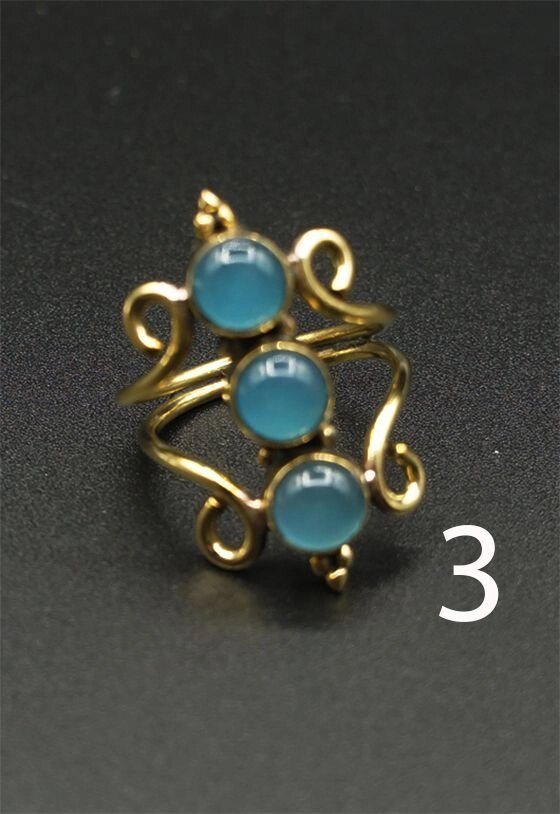 Кольцо с камнем "Гоа" от компании Интернет-магазин "Арьяварта" - фото 1
